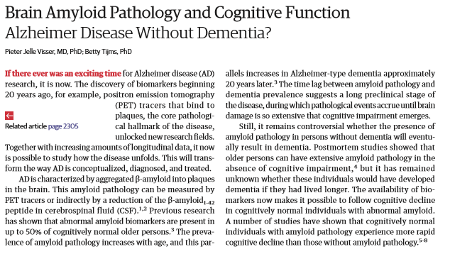 EPAD is acknowledged in a JAMA editorial