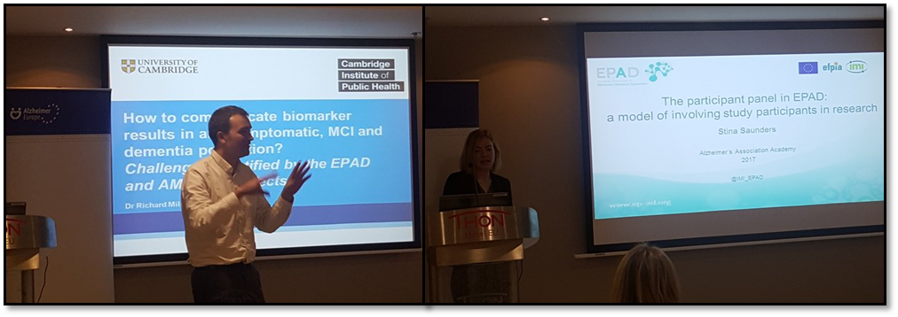 EPAD presented at the Alzheimer Europe Academy