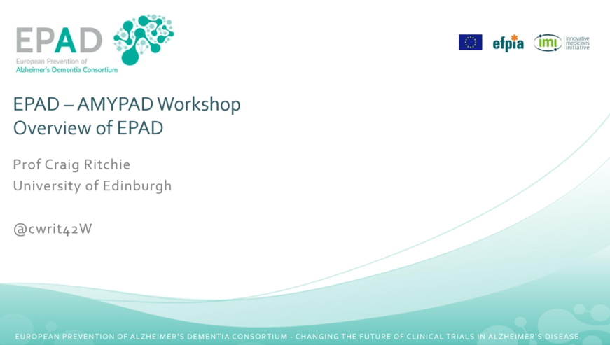 EPAD-AMYPAD Imaging Workshop